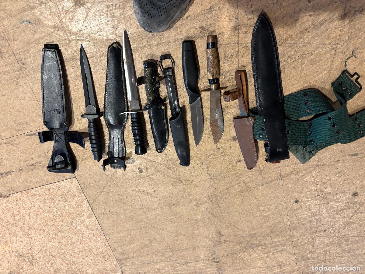 Militaria: Cuchillo Caza Crowning Linder Tipo bowie daga bayoneta de remate