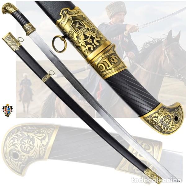 Militaria: SABLE COSACO SHASHKA + FUNDA 96,5 CMS