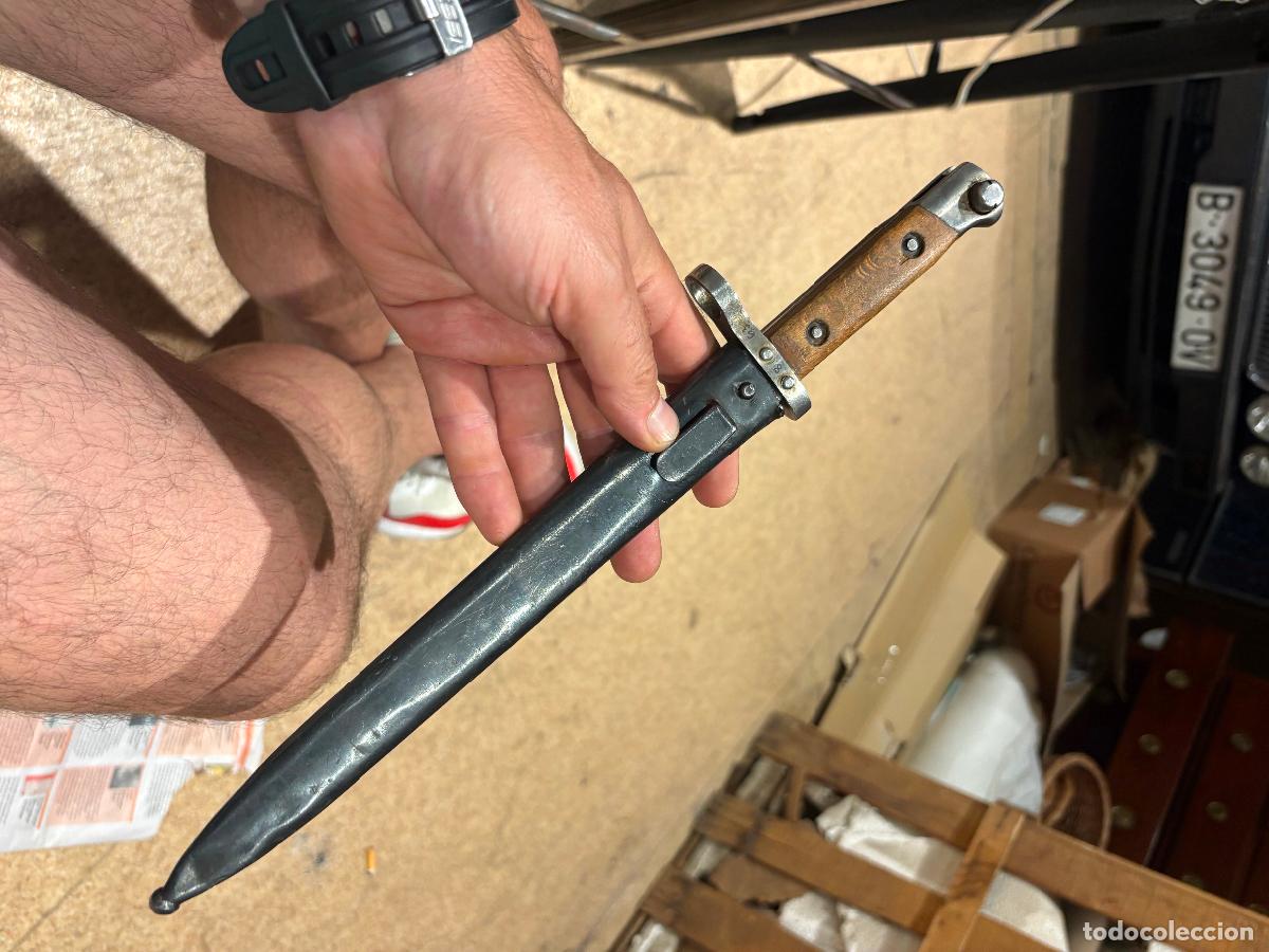 Militaria: Bayoneta creo que alemana para Mauser? Marcada