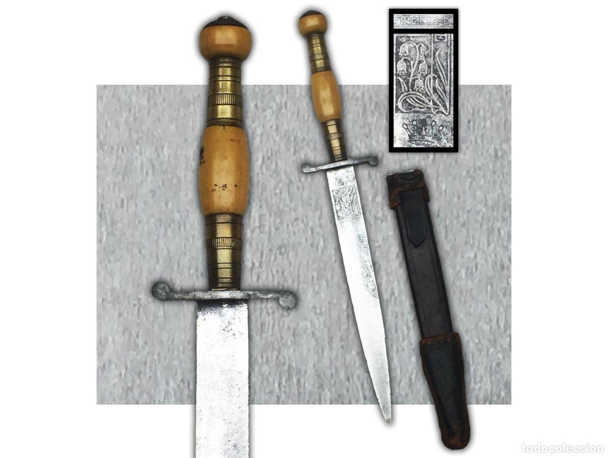 Militaria: RARISSIME & BEAU POIGNARD / SABRE AM&Eacute;RIQUE DU SUD / ALLEMAND, '' HIGH LIFE '', XIX, ORIGINAL #44