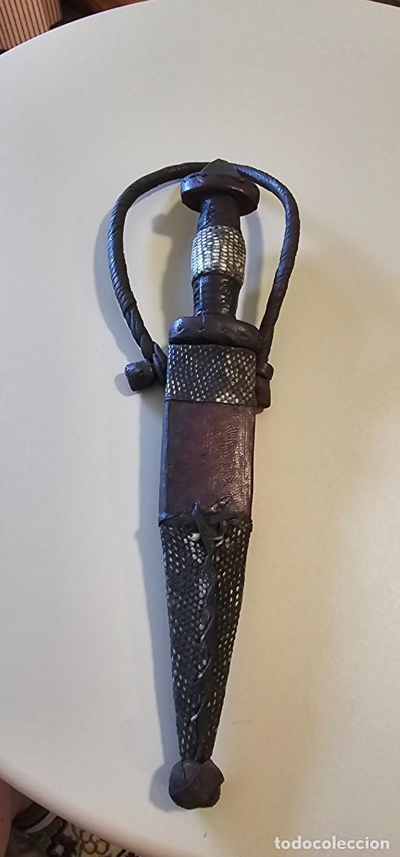 Militaria: Precioso cuchillo bereber o nuba