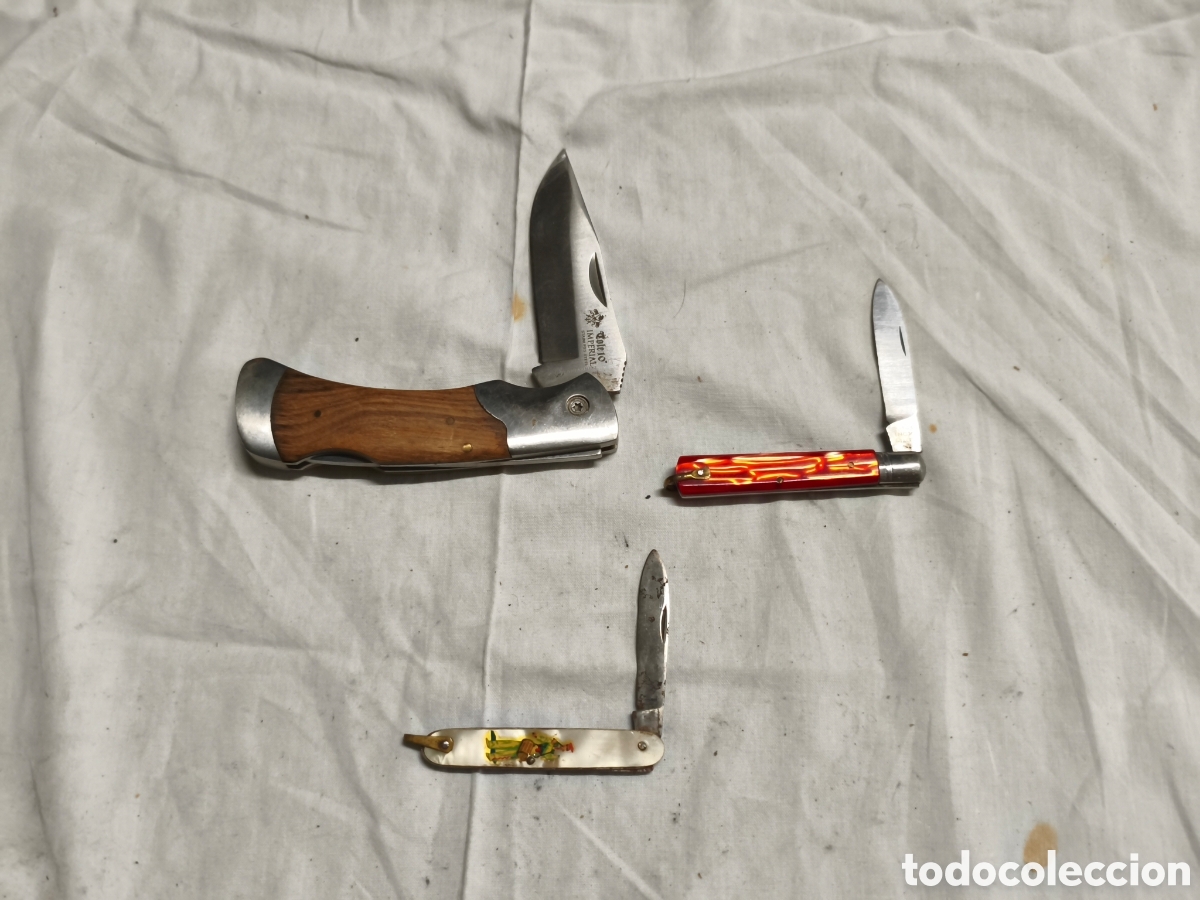 Militaria: Lote navajas antiguas