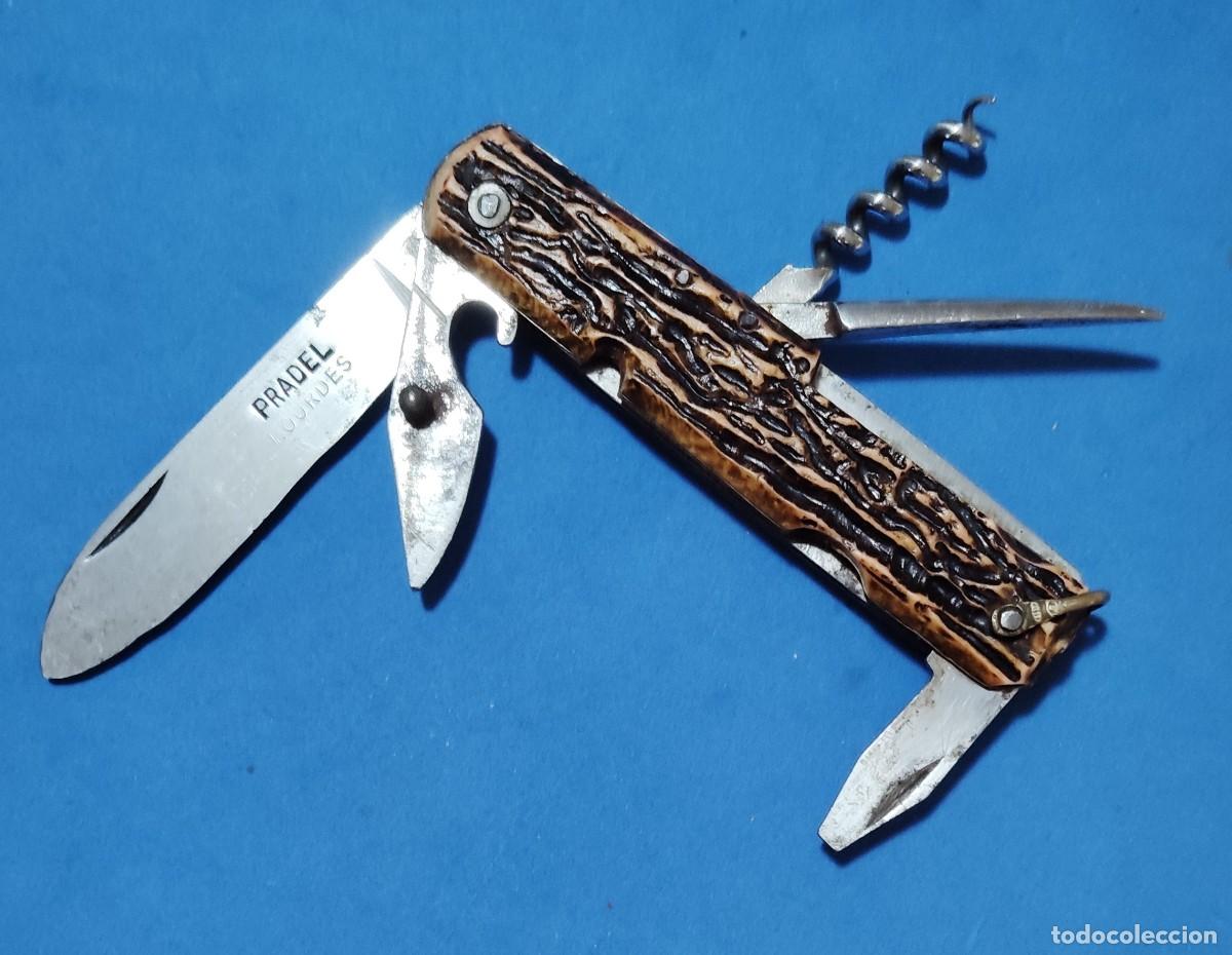 Militaria: NAVAJA ANTIGUA FRANCESA MULTIUSO. - PRADEL - ENVIO CERTIFICADO INCLUIDO EN EL PRECIO