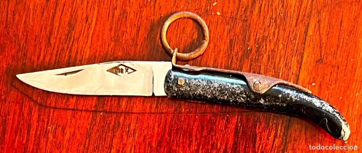 Militaria: ANTIGUA NAVAJITA FRANCESA MIDE 10,5 CMS. ABIERTA, LLEVA LA ANILLA TIPICA PARA FACILITAR LA APERTURA