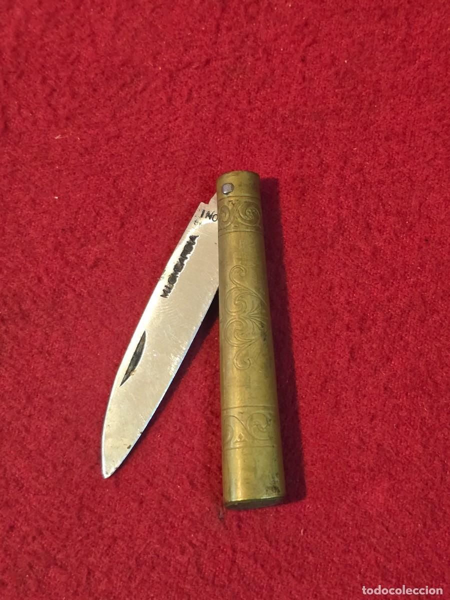 Militaria: NAVAJA PEQUE&Ntilde;A M.LOMBARDIA RECUERDO DE TARAMUNDI