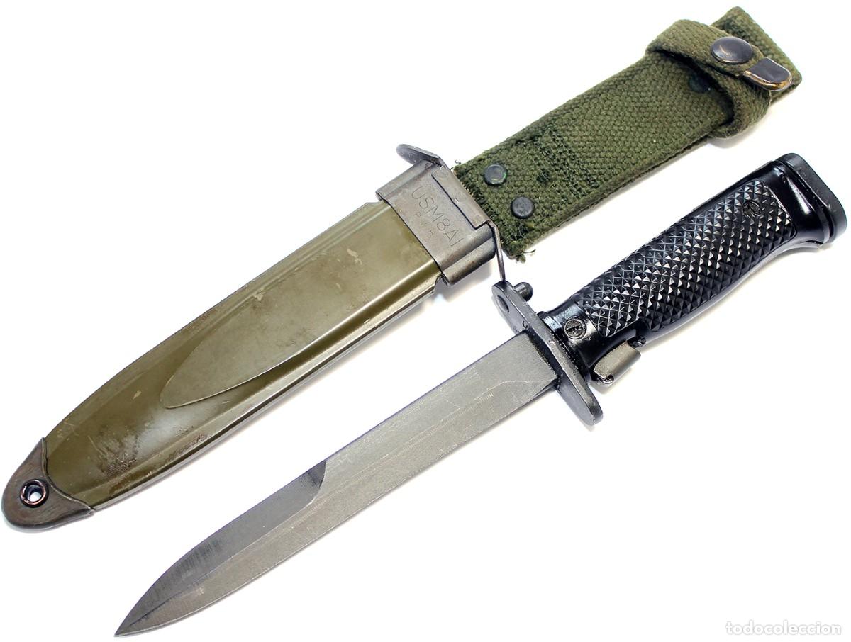 Militaria: Bayoneta americana M5, utilizada en el fusil US Garand M1. Bayonet MILPAR COL 1