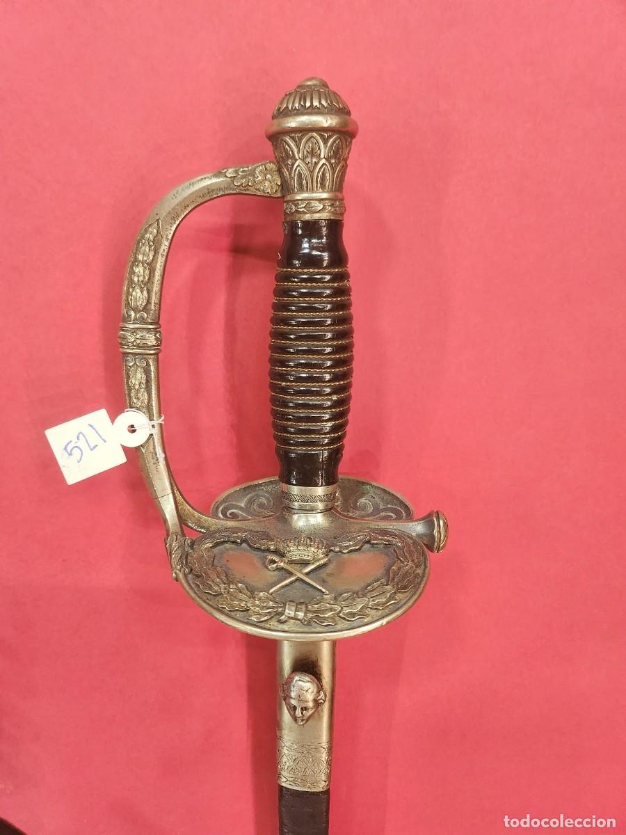 Militaria: ESPADA DE CE&Ntilde;IR PARA BRIGADIER DEL EJ&Eacute;RCITO MODELO 1840