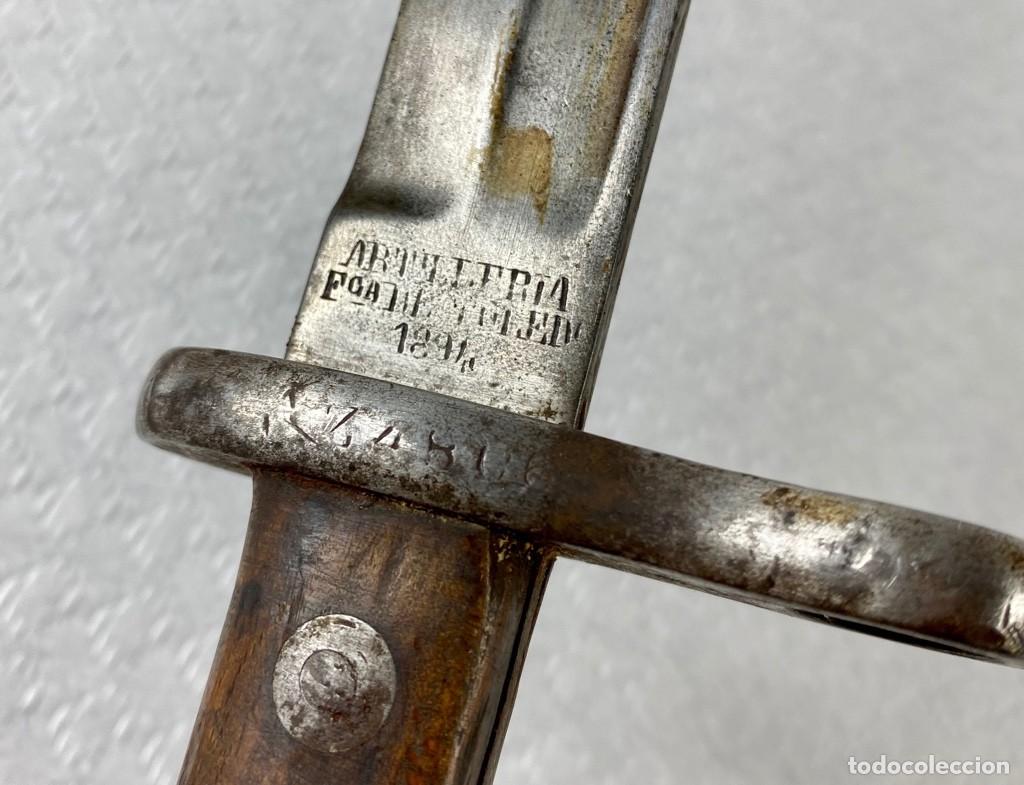 Militaria: BAYONETA ESPA&Ntilde;OLA MAUSER 1893 ARTILLER&Iacute;A FABRICA DE TOLEDO 1894