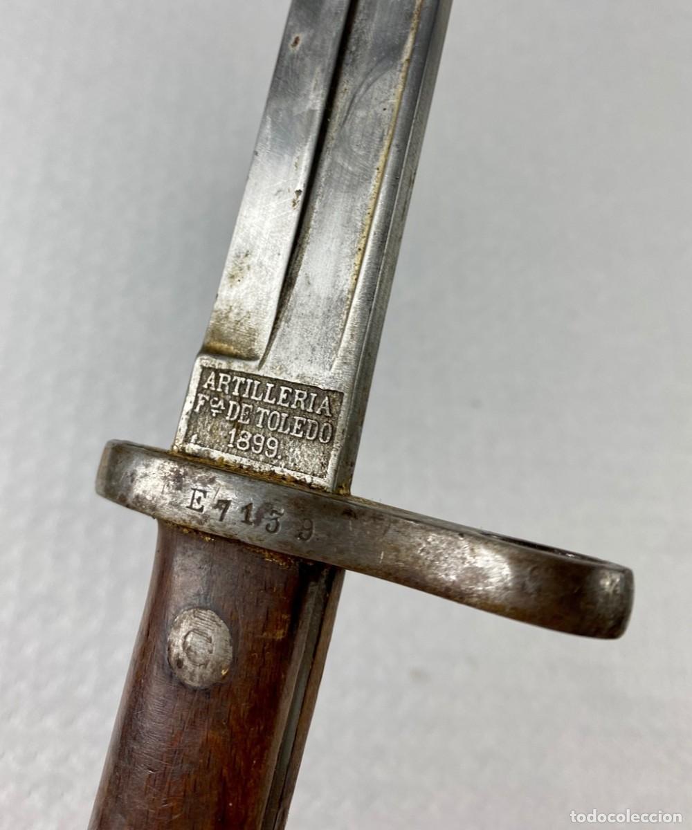 Militaria: BAYONETA ESPA&Ntilde;OLA MAUSER 1893 ARTILLER&Iacute;A FABRICA DE TOLEDO SF 1899 E7139