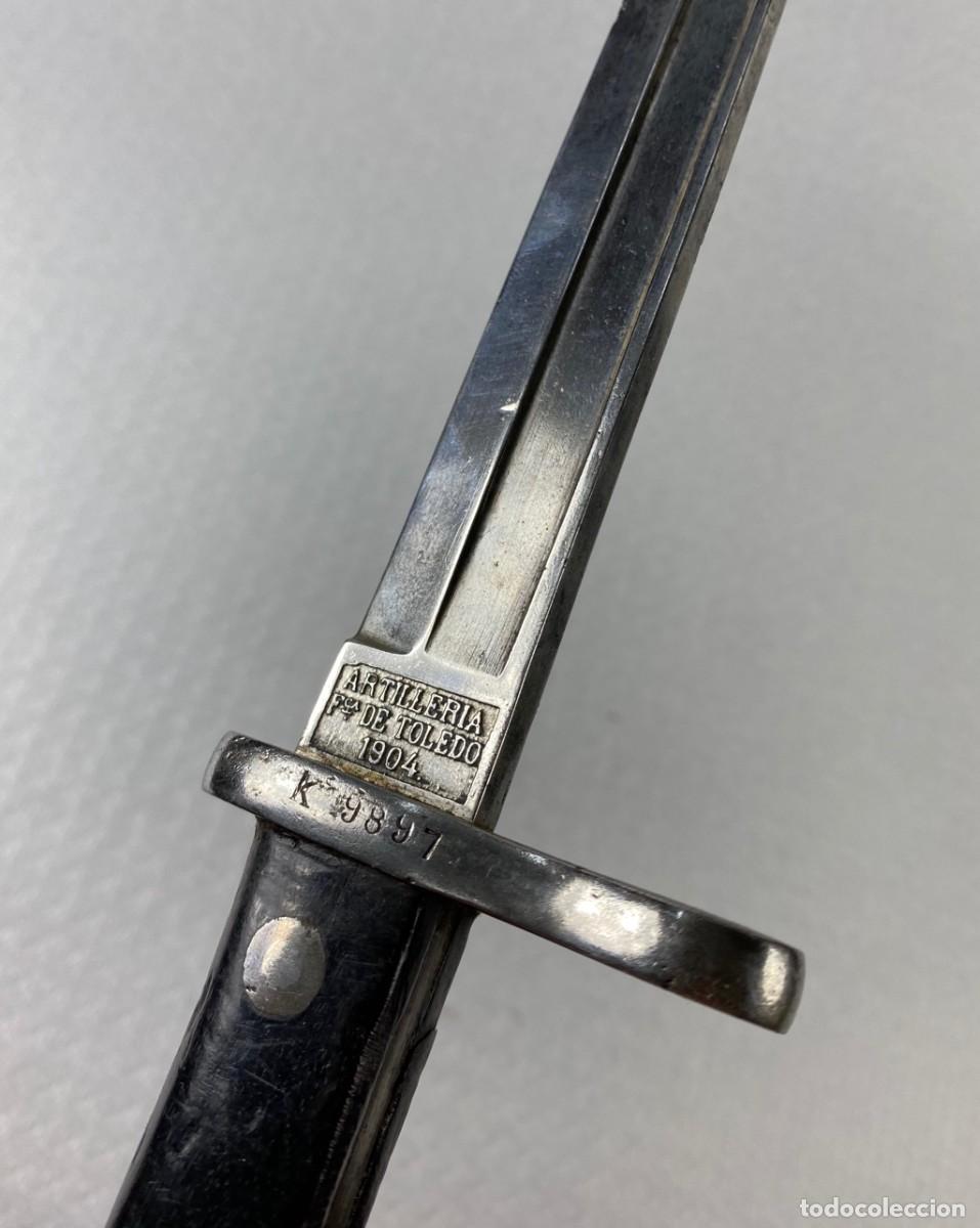 Militaria: BAYONETA ESPA&Ntilde;OLA MAUSER 1893 ARTILLER&Iacute;A FABRICA DE TOLEDO SF 1904 K9897