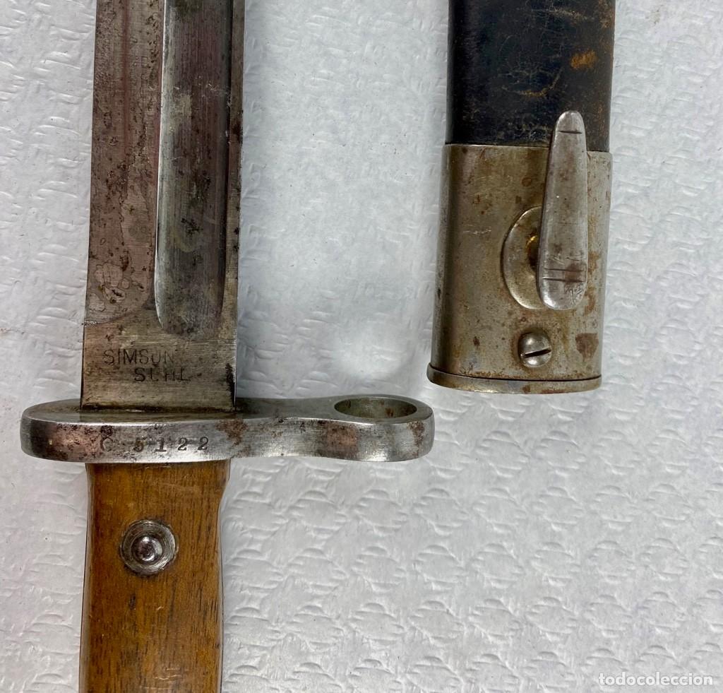 Militaria: BAYONETA ESPA&Ntilde;OLA MAUSER 1893 SIMSON C5192 producida en Alemania por SIMSON & Co de Suhl