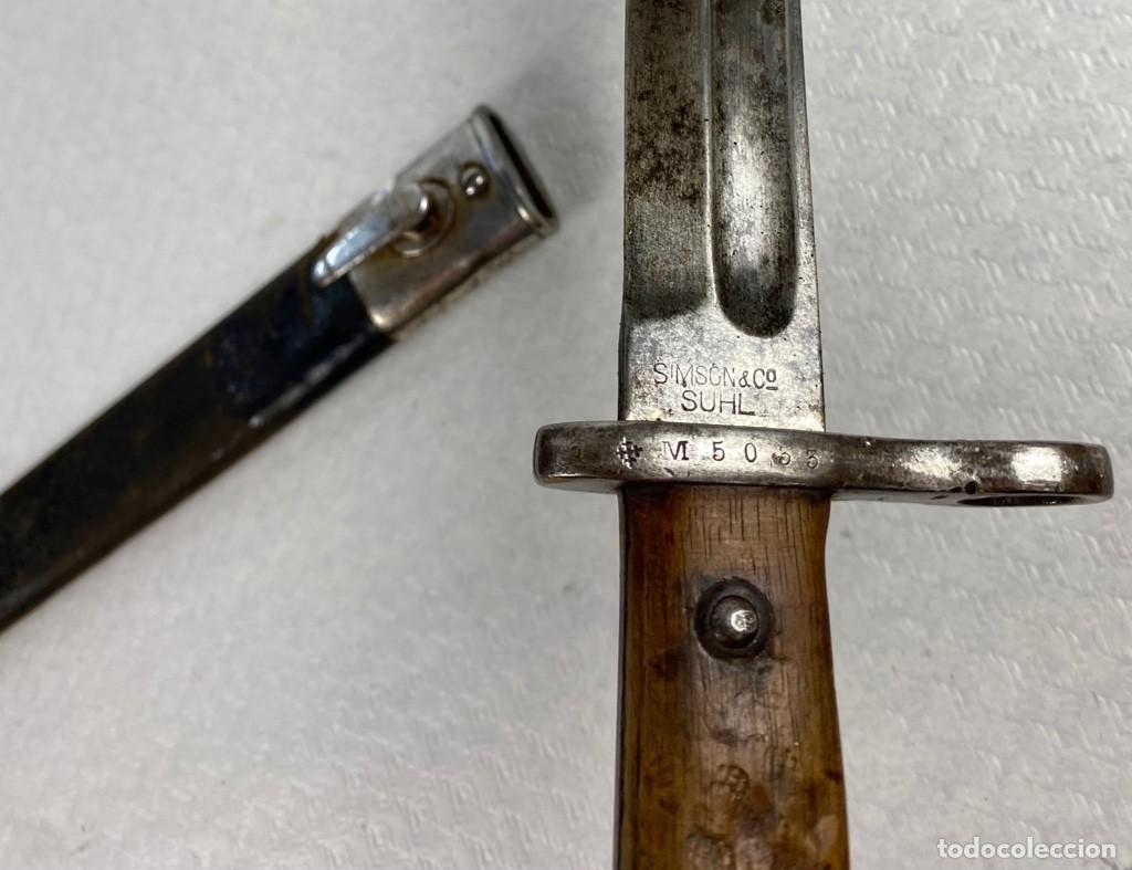 Militaria: BAYONETA ESPA&Ntilde;OLA MAUSER 1893 SIMSON M5053 producida en Alemania por SIMSON & Co de Suhl