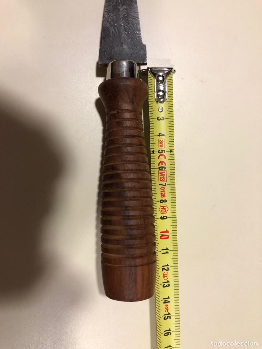 Militaria: Cuchillo acero damasco - Foto 3