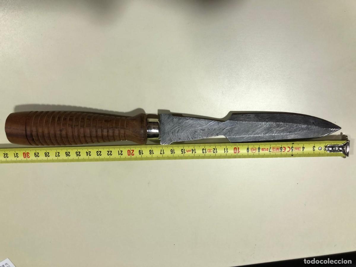 Militaria: Cuchillo acero damasco - Foto 5
