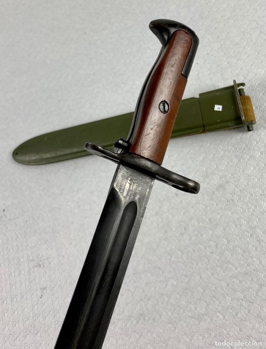 Militaria: BAYONETA USA MODIFICADA POR ITALIA PARA FUSIL M1 GARAND AEP 19
