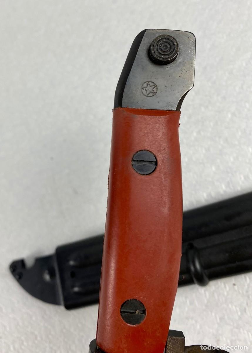 Militaria: BAYONETA COREA DEL NORTE AK-74 modelo 1947 manufactura RDA mango rojo