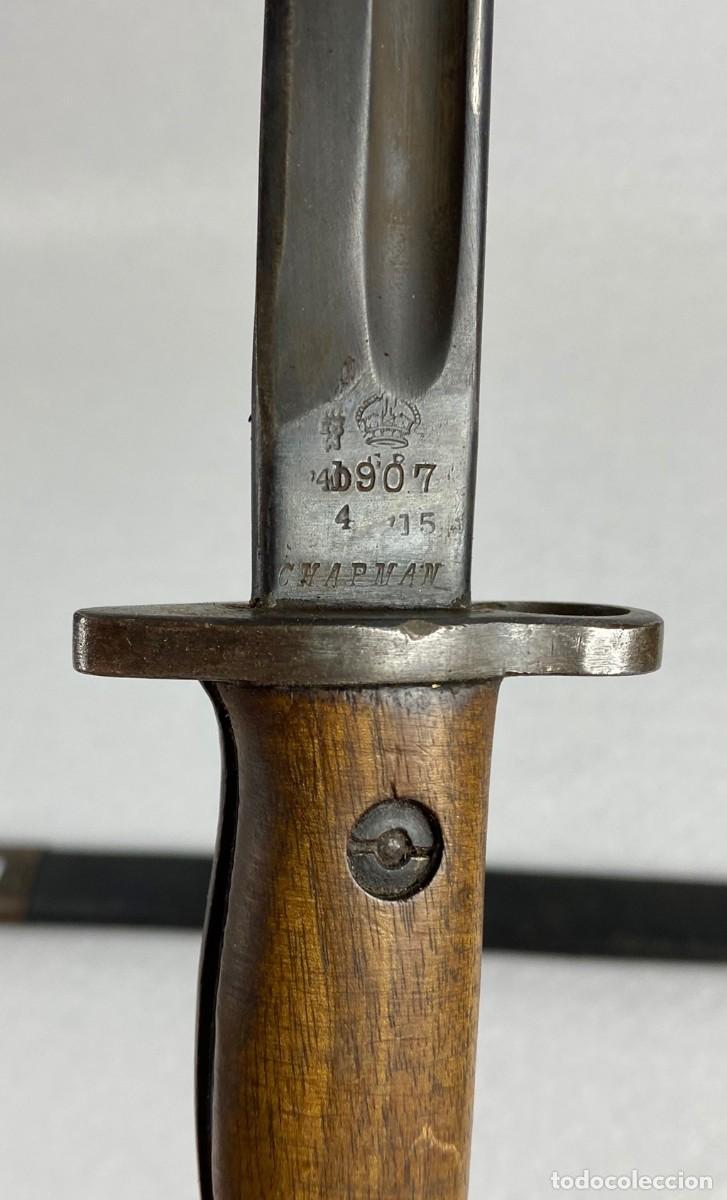 Militaria: BAYONETA BRIT&Aacute;NICA SMLE 1907 MK1 producida en abril de 1915 por CHAPMAN