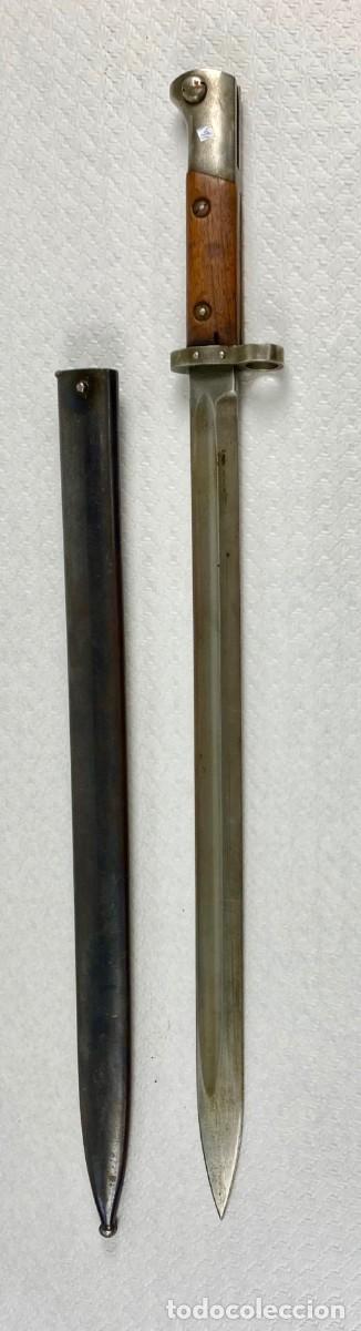 Militaria: Bayoneta checoslovaca modelo VZ23 LARGA para el fusil sistema Mauser 98-22 marcaje Z 2