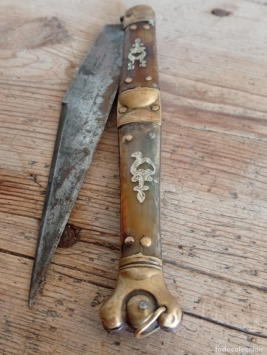 Militaria: Antigua navaja riberon - Foto 4