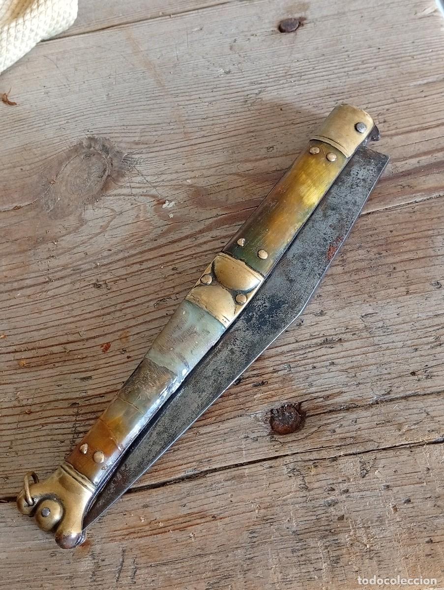 Militaria: Antigua navaja riberon - Foto 6