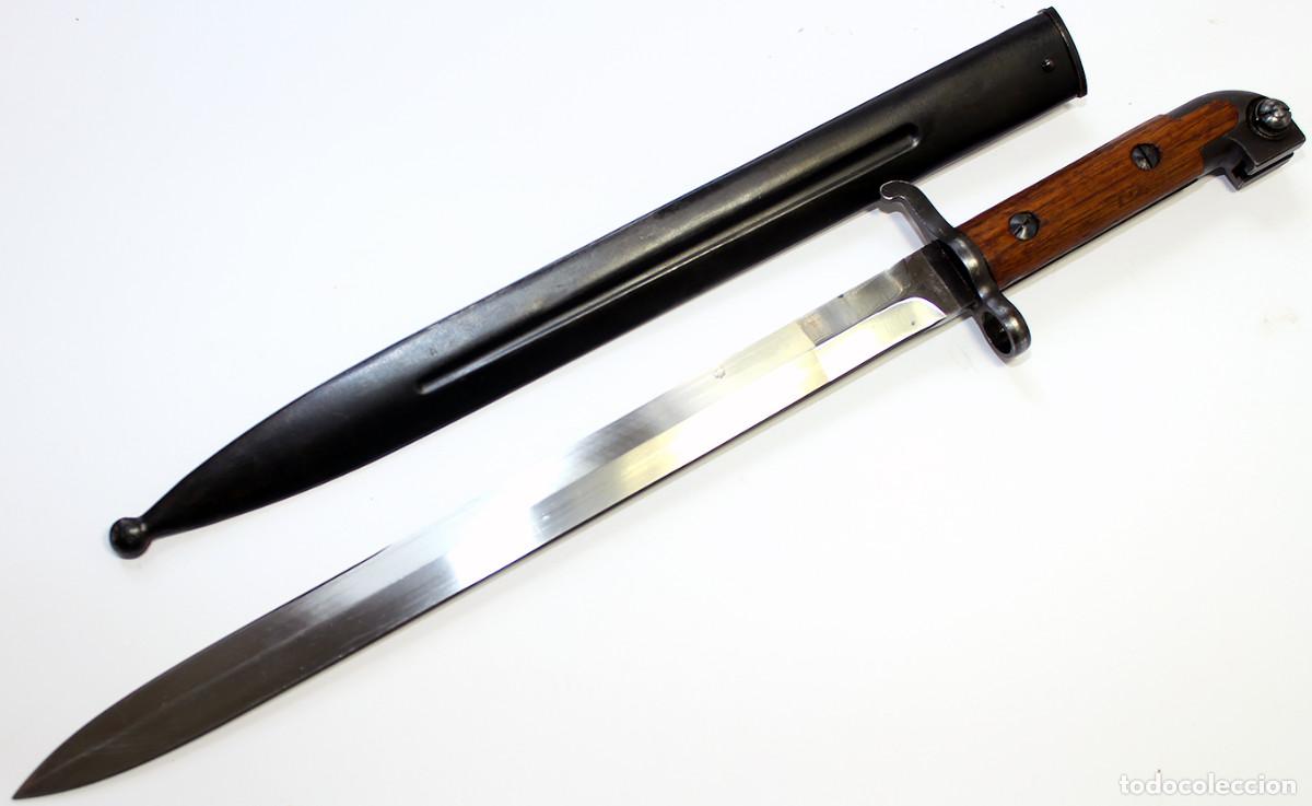 Militaria: ORIGINAL Swedish bayonet M 1914 W/Scabbard bayoneta sueca 2