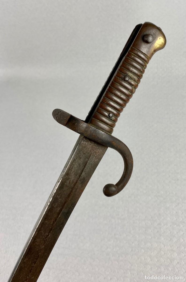 Militaria: BAYONETA FRANCESA CHASSEPOT 1866 sf