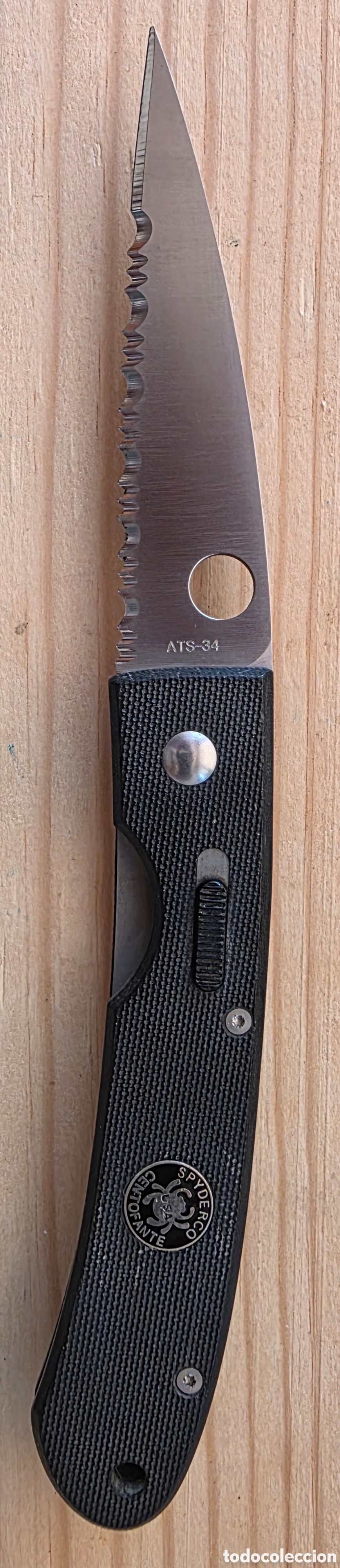 Militaria: SPYDERCO FRANK CENTOFANTE II C50GS &ndash; ATS-34 &ndash; VINTAGE &ndash; GOLDEN COLORADO
