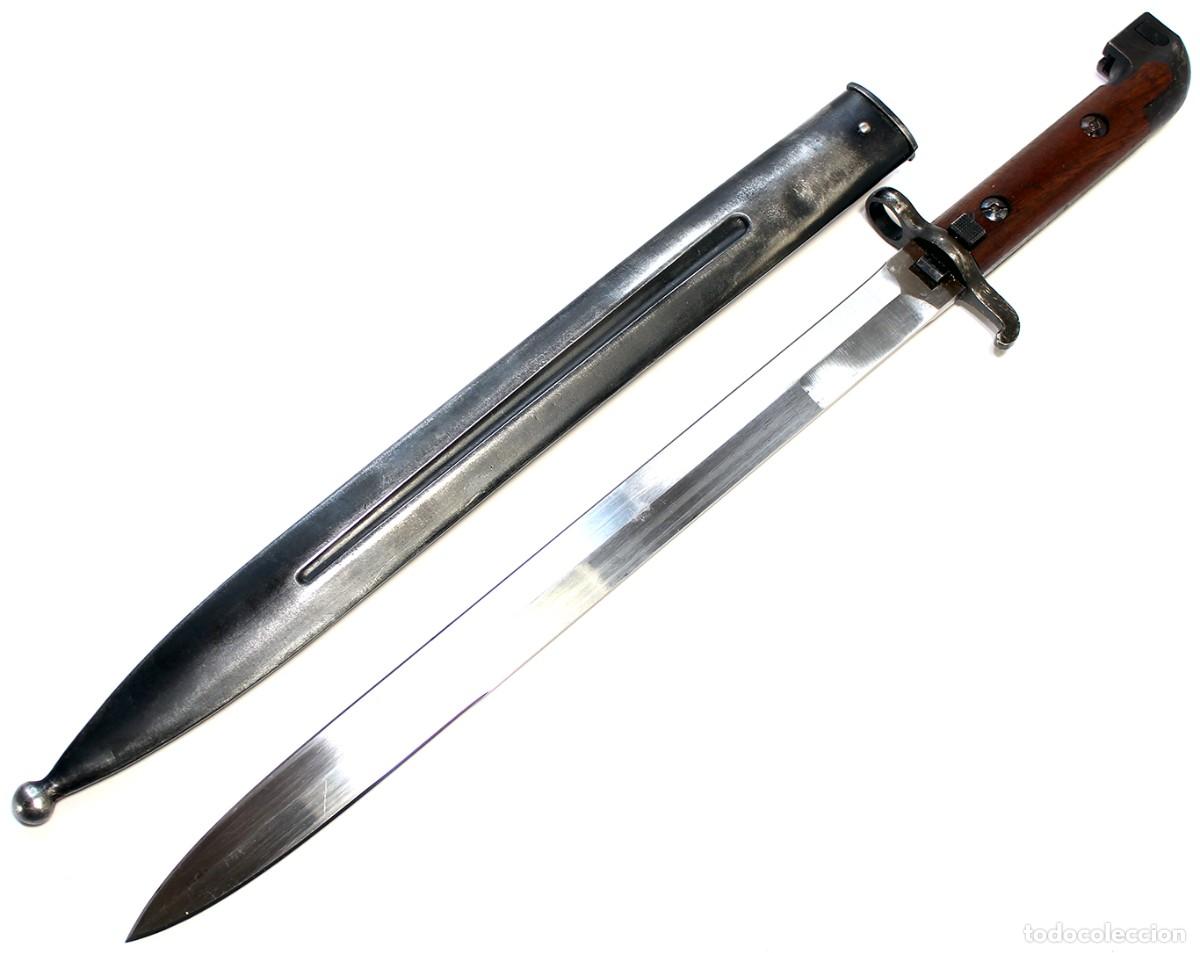 Militaria: ORIGINAL Swedish bayonet M 1914 W/Scabbard bayoneta sueca 1