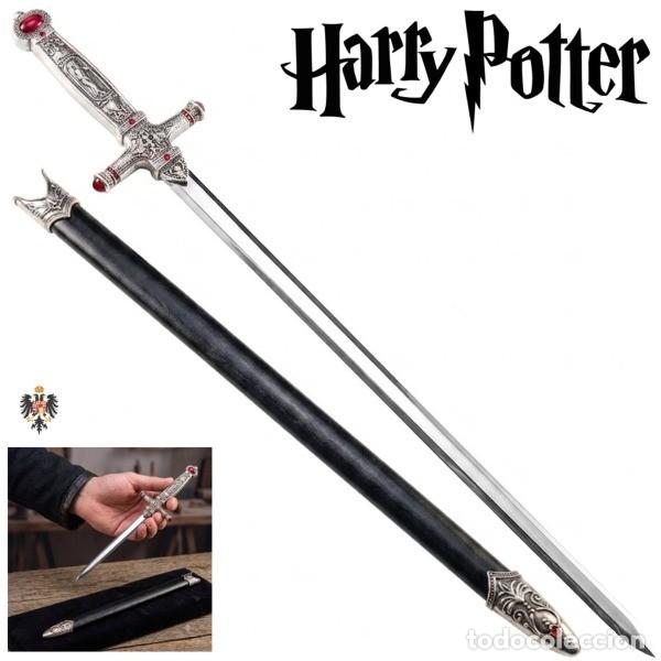 Militaria: MINI ESPADA HARRY POTTER GRYFFINDOR GODRIC + FUNDA. 30 CMS