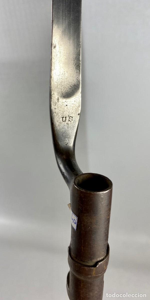 Militaria: BAYONETA USA 1873 DE CUBO PARA WINCHESTER MILITAR 1873 de INFANTER&Iacute;A NUMERADA 12