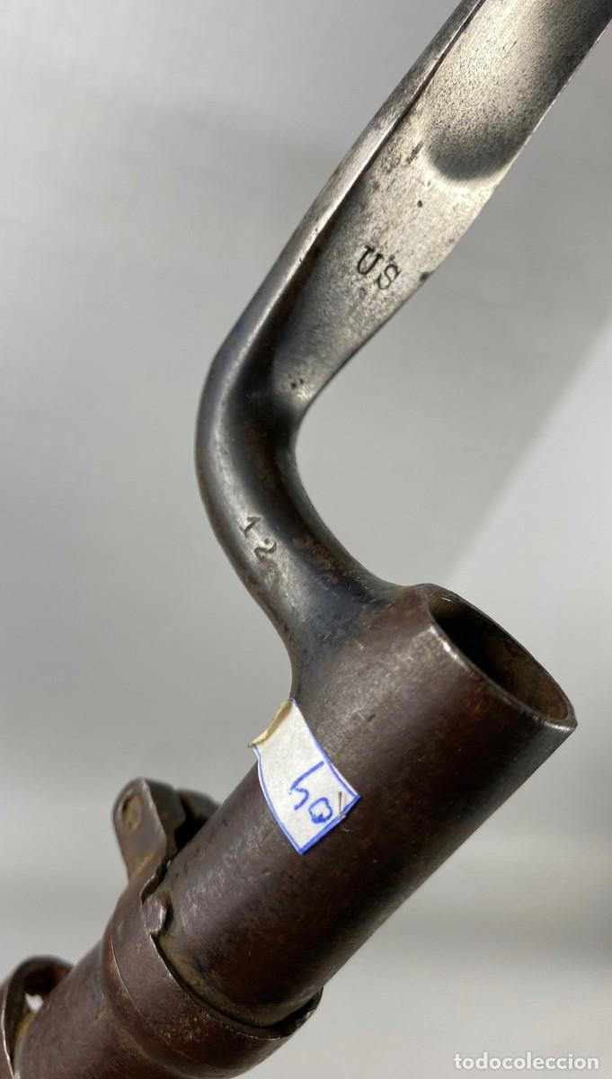 Militaria: BAYONETA USA 1873 DE CUBO PARA WINCHESTER MILITAR 1873 de INFANTER&Iacute;A NUMERADA 12