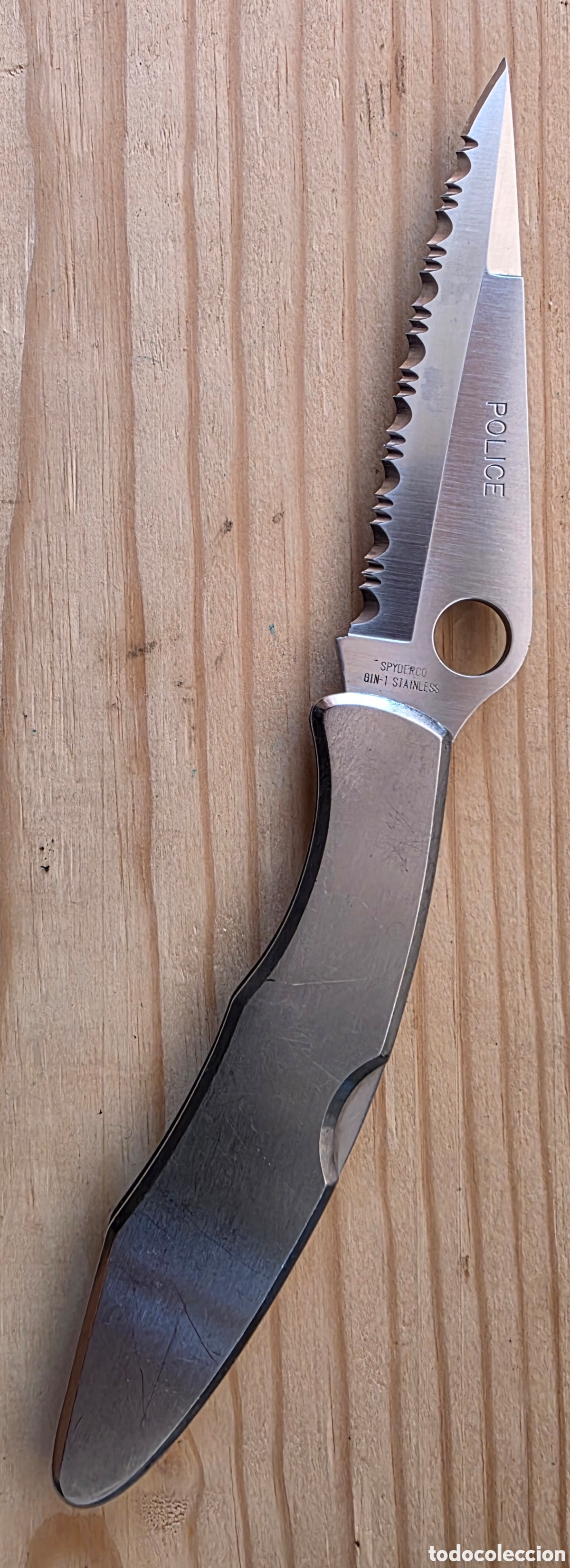 Militaria: Spyderco Police C07 Vintage &ndash; Seki-City Japan &ndash; GIN-1 &ndash; Acero inoxidable