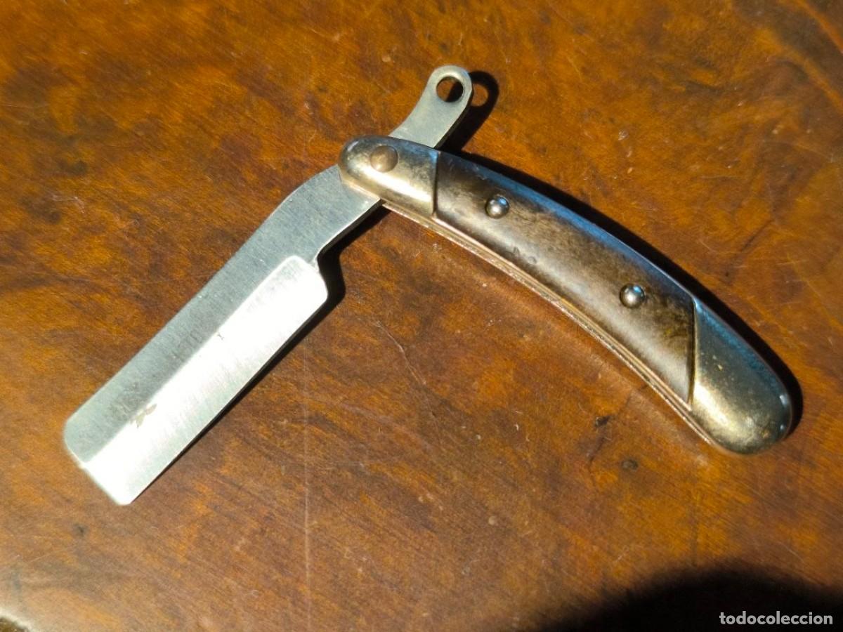 Militaria: NAVAJA DE BARBERO EN MINIATURA M NIETO ABIERTA 9,5 CM