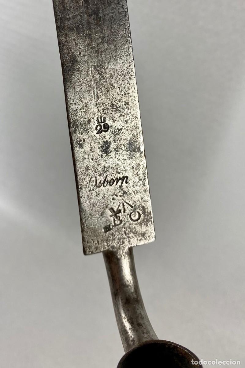 Militaria: BAYONETA BRIT&Aacute;NICA CUBO BROWN BESS fechada 1829 manufactura OSBORN