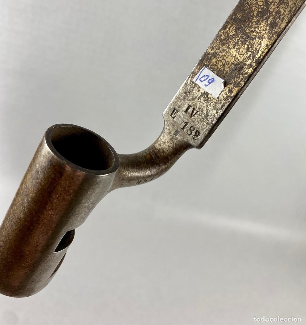 Militaria: BAYONETA ALEMANA HANOVER CUBO modelo 1854 numerada R67