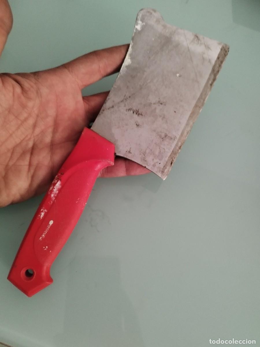Militaria: Antigua hachuela de cocina o cuchillo de carnicero.