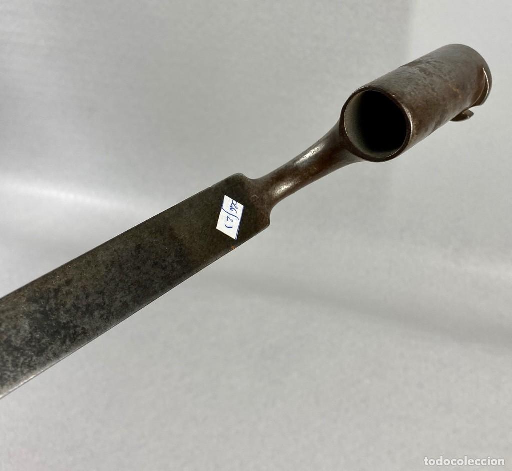 Militaria: BAYONETA AUSTR&Iacute;ACA CUBO modelo 1799 triangular numerada 221 - Foto 8