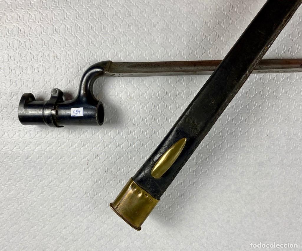Militaria: BAYONETA BRIT&Aacute;NICA CUBO 1853 numerada 190 para fusil ENFIELD 1853 y ENFIELD SNIDER 53-66