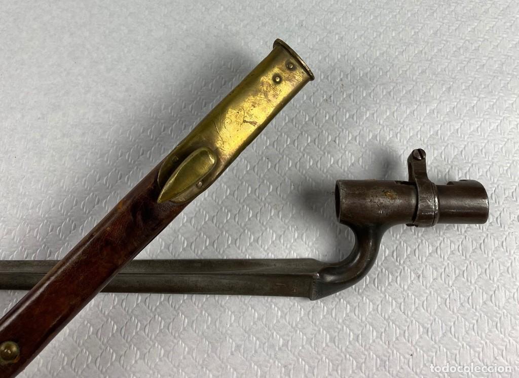 Militaria: BAYONETA BRIT&Aacute;NICA CUBO 1895 numerada IP8 para fusil MARTINI ENFIELD