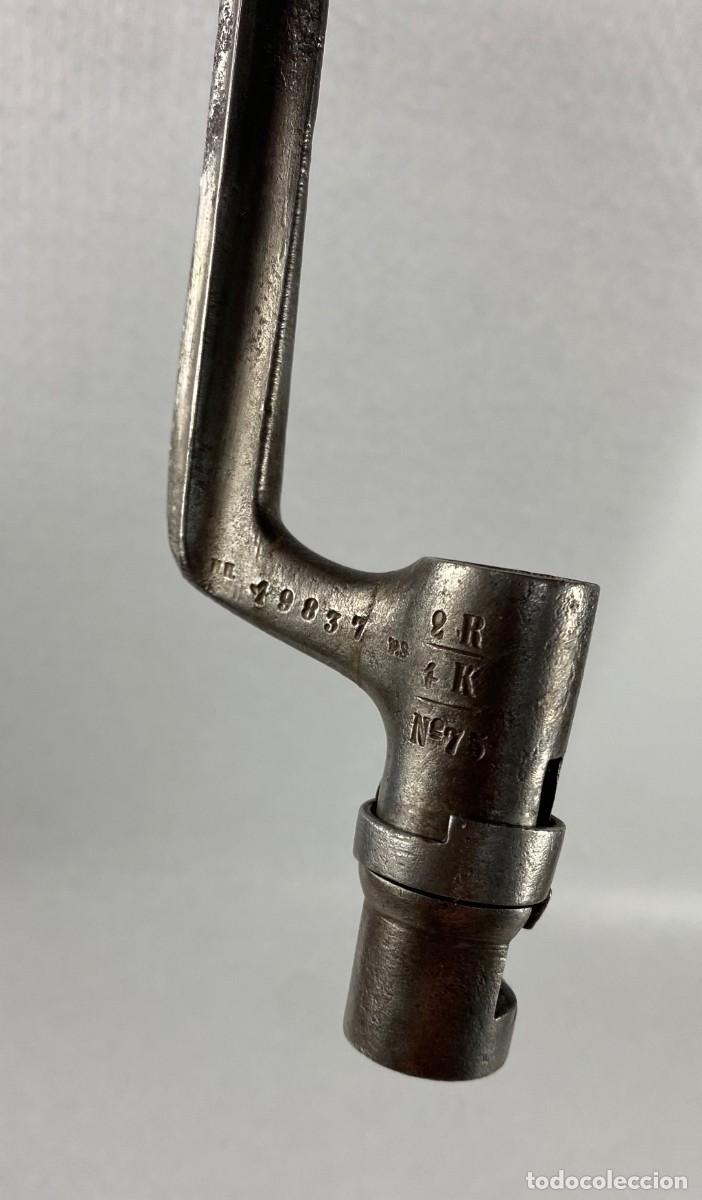 Militaria: BAYONETA SUECA CUBO modelo 1867 numerada 19837