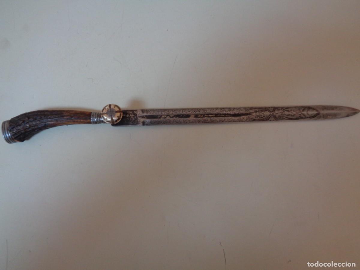 Militaria: almarada o pu&ntilde;al de bota siglo XVIII