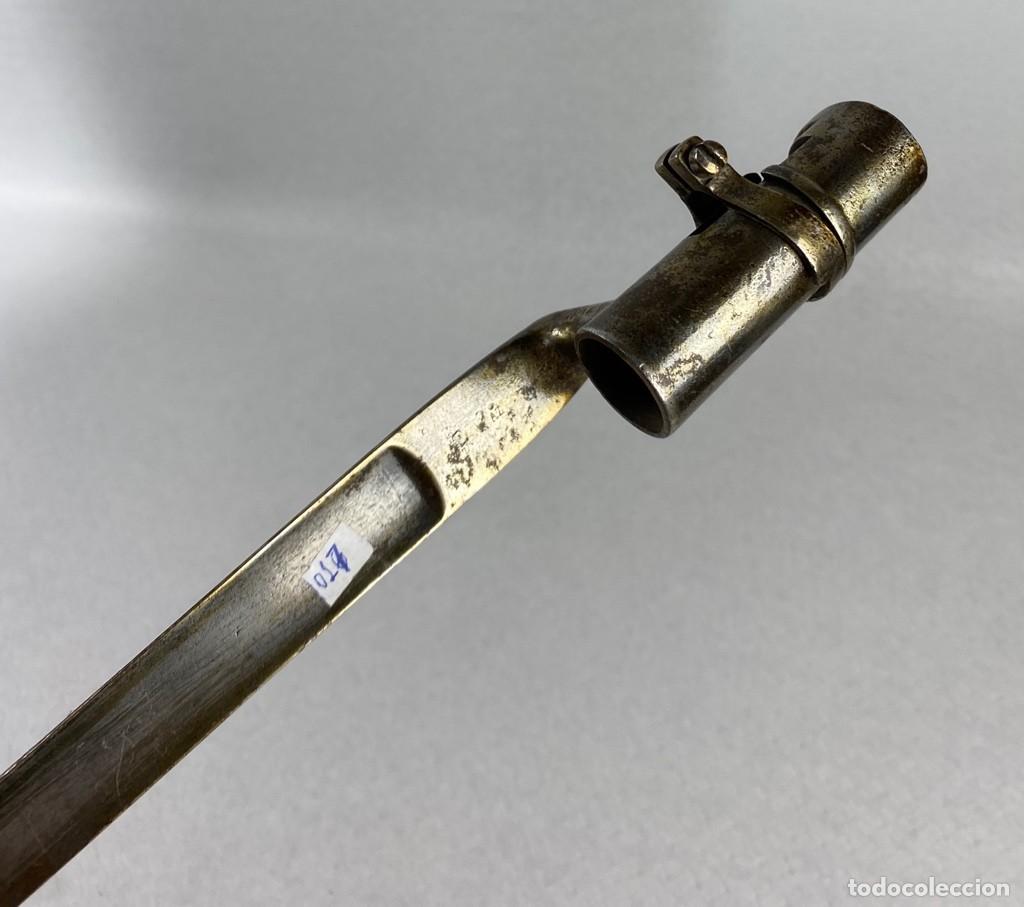 Militaria: BAYONETA CUBO ESPA&Ntilde;A modelo 1857 numerada 4966 fechada 1865