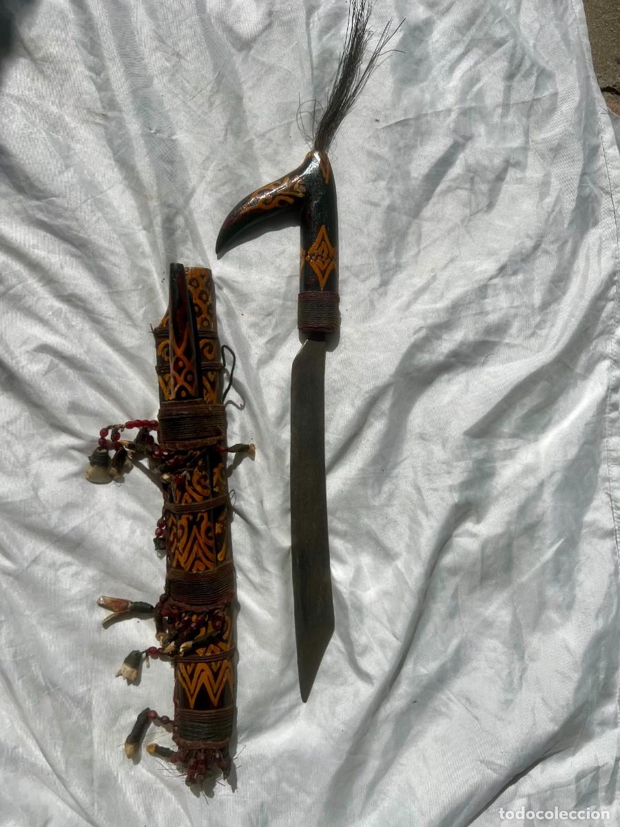 Militaria: Mandau - sable tradicional isla de Borneo - Foto 2