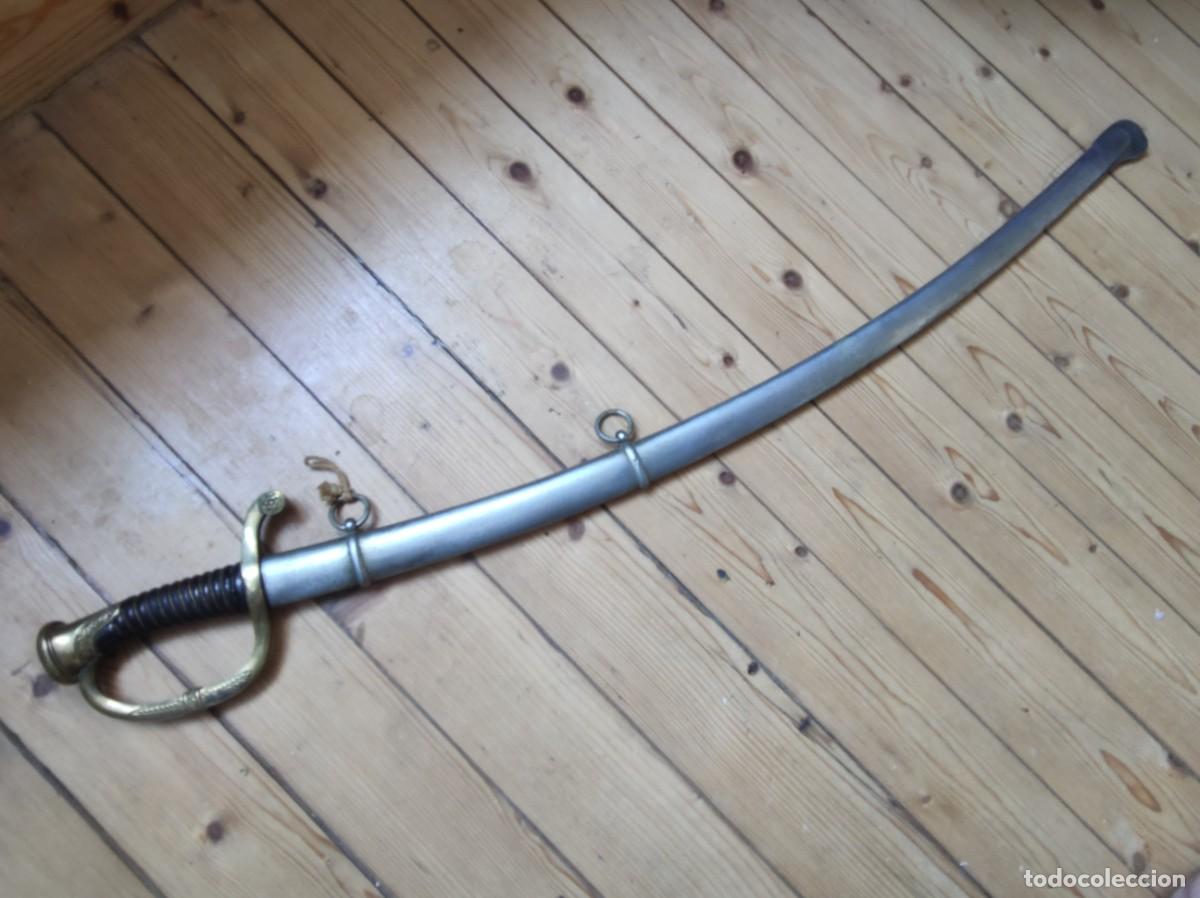 Militaria: Sable de oficial franc&eacute;s de artiller&iacute;a montada