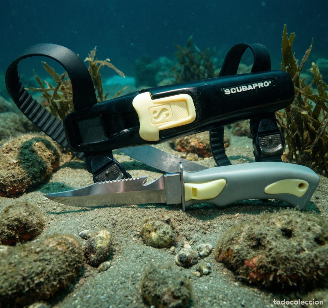 Military Antiques: CUCHILLO DEPORTIVO PESCA BUCEO SCUBAPRO K5