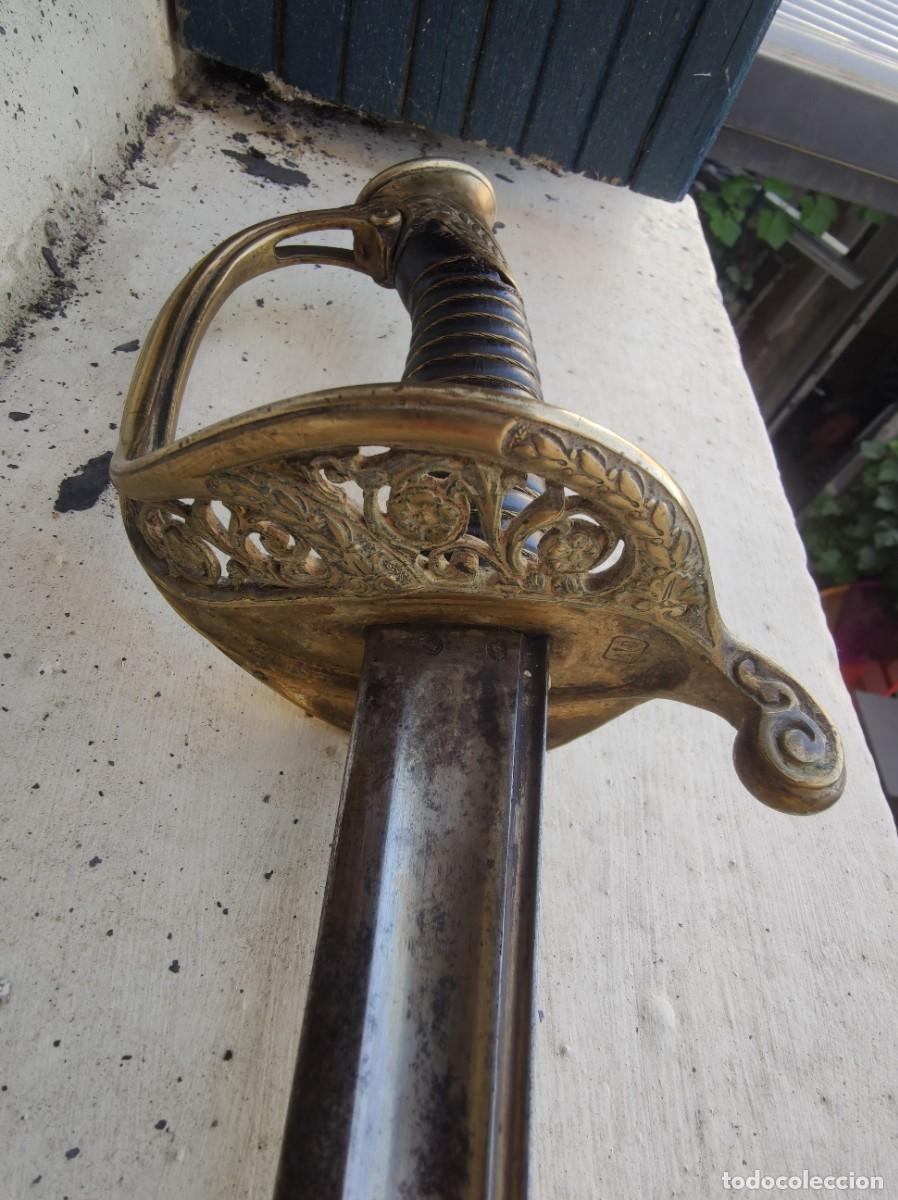 Militaria: Sable franc&eacute;s de oficial de infanteria. modelo 1845