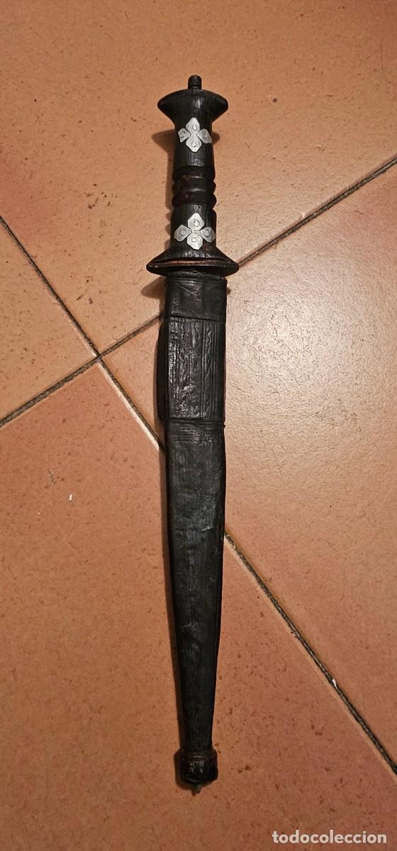 Militaria: Precioso cuchillo bereber antiguo