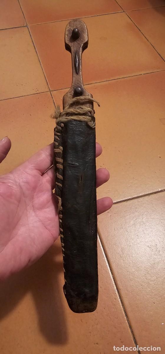 Militaria: Muy antiguo cuchillo africano interesante hoja trabajada