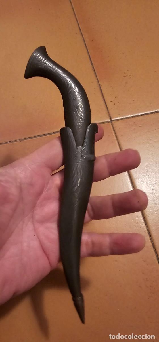 Militaria: Precioso peque&ntilde;o cuchillo indopersa antiguo