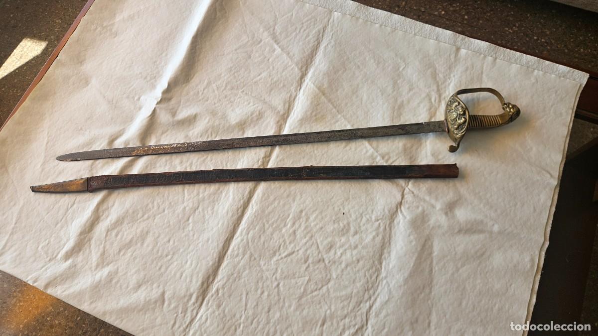 Militaria: Sable con inscripci&oacute;n F&aacute;brica de Toledo